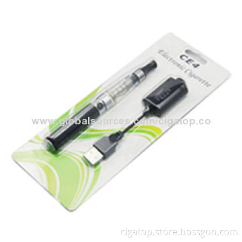 2014 Electronic Cigarette Manufacturer CE4 Blister Pack, 3.2 to 4.8V Working Voltage